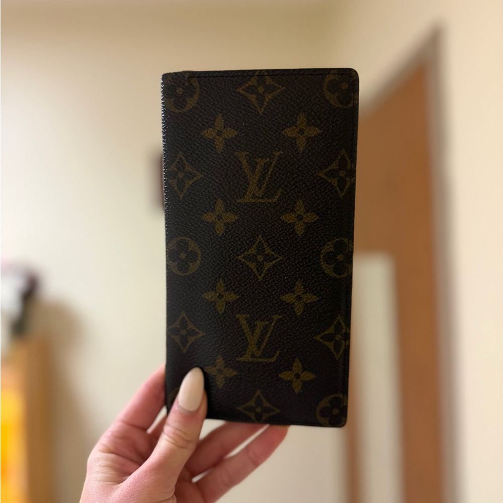 Louis Vuitton Monogram Wallet in Brown and Gold